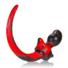 Oxballs Plug Queue de chien Mastiff 12 x 7 cm Rouge